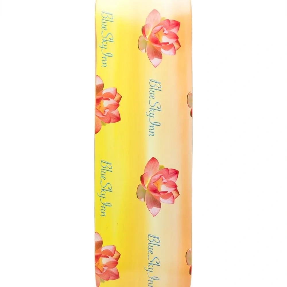 Скейтборд с цветочным принтом