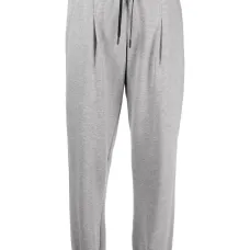 Меланжевые брюки с кулиской