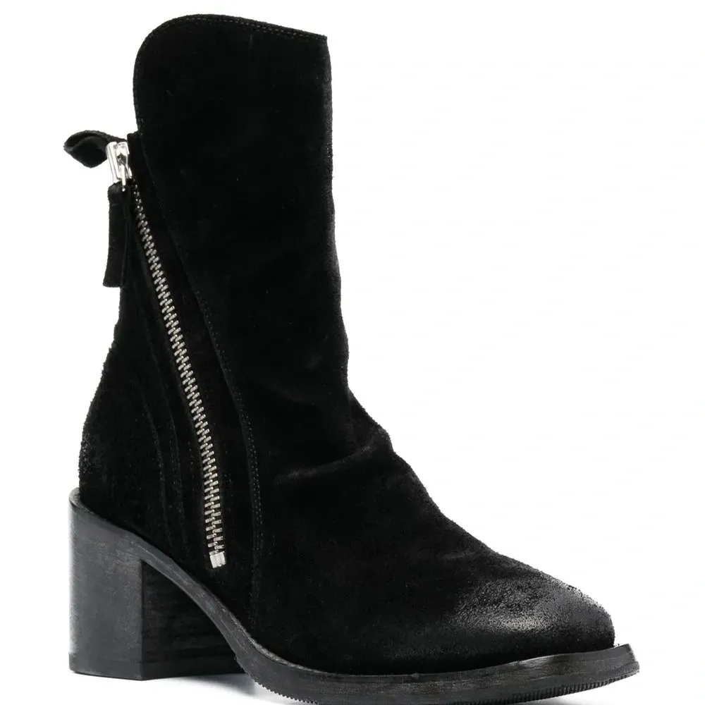 Ботильоны с эффектом потертости