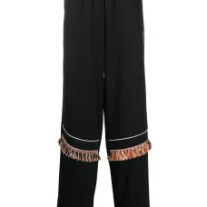 Спортивные брюки с бахромой