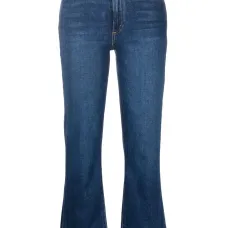 Расклешенные укороченные брюки