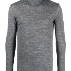 Джемпер с высоким воротником и логотипом