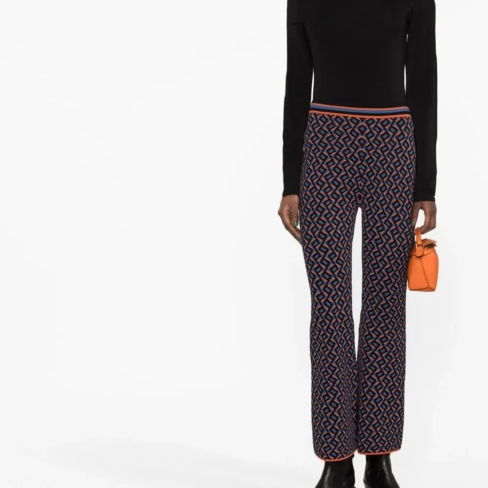 Жаккардовые брюки Juno с узором