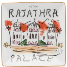 Квадратная тарелка Rajathra Palace (13.5 см)