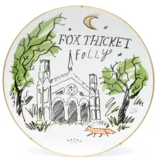 Фарфоровая тарелка Fox Thicket Folly