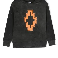 Худи с бахромой и принтом