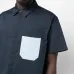 Рубашка с короткими рукавами и контрастным карманом
