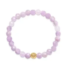 Аметистовый браслет с логотипом