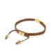 Плетеный браслет с подвеской