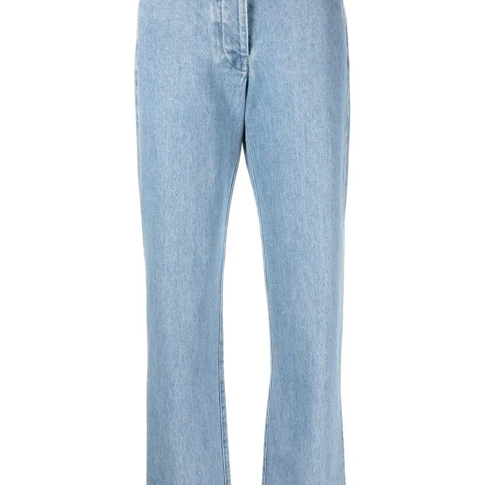 Прямые джинсы Thedan с завышенной талией