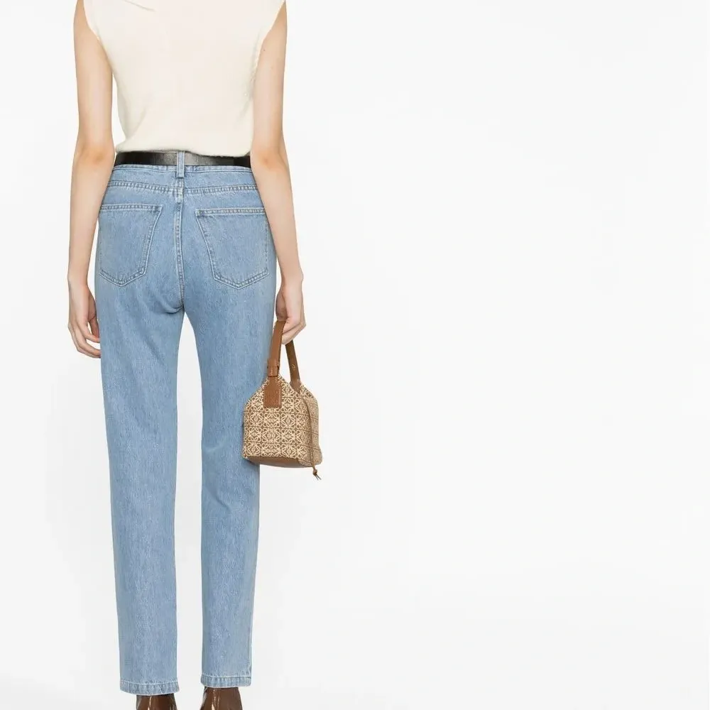 Прямые джинсы Thedan с завышенной талией