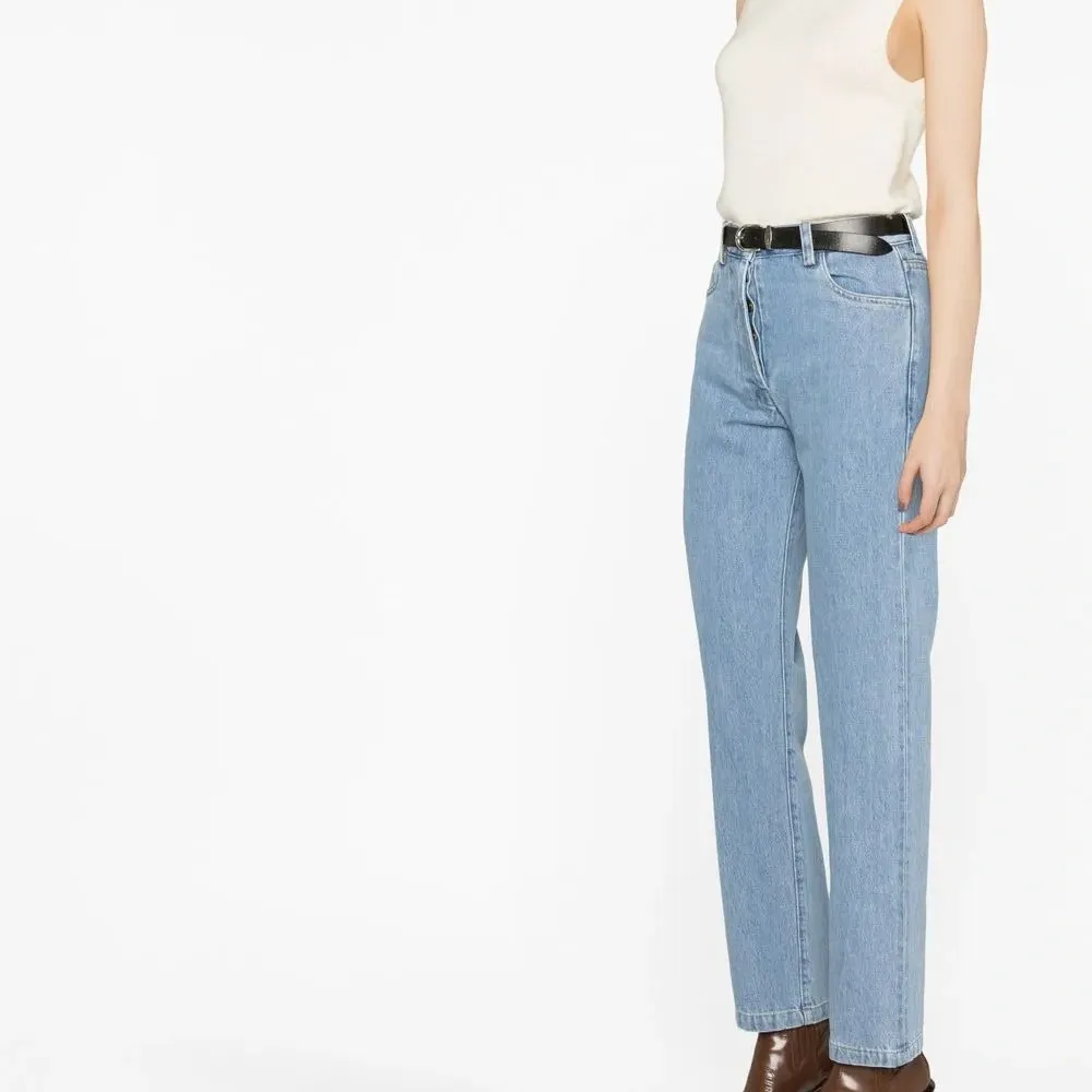 Прямые джинсы Thedan с завышенной талией