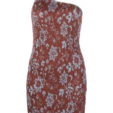 Платье мини Oceania с принтом