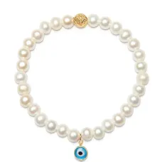 Жемчужный браслет с подвеской