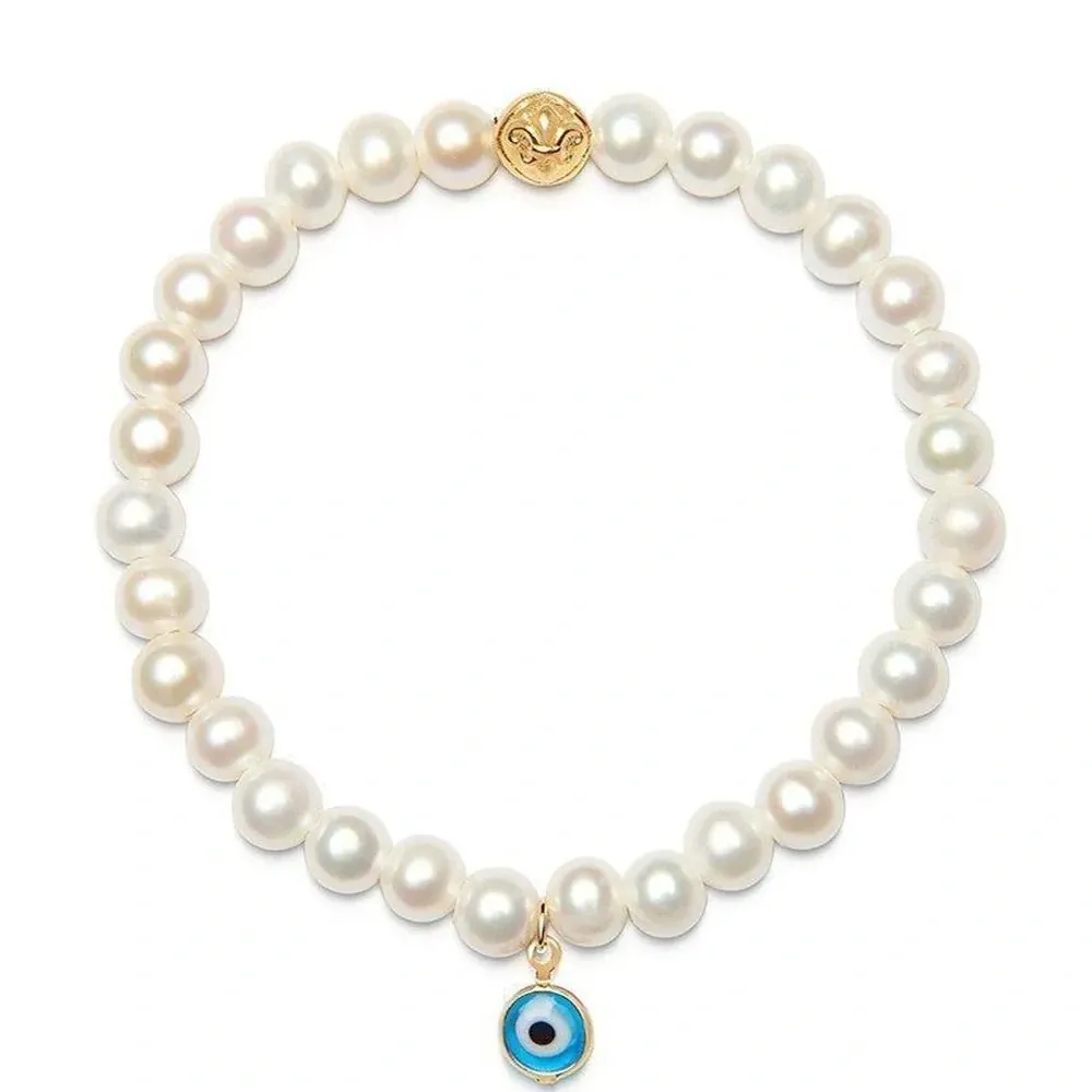 Жемчужный браслет с подвеской