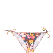 Плавки бикини Kaki с цветочным принтом