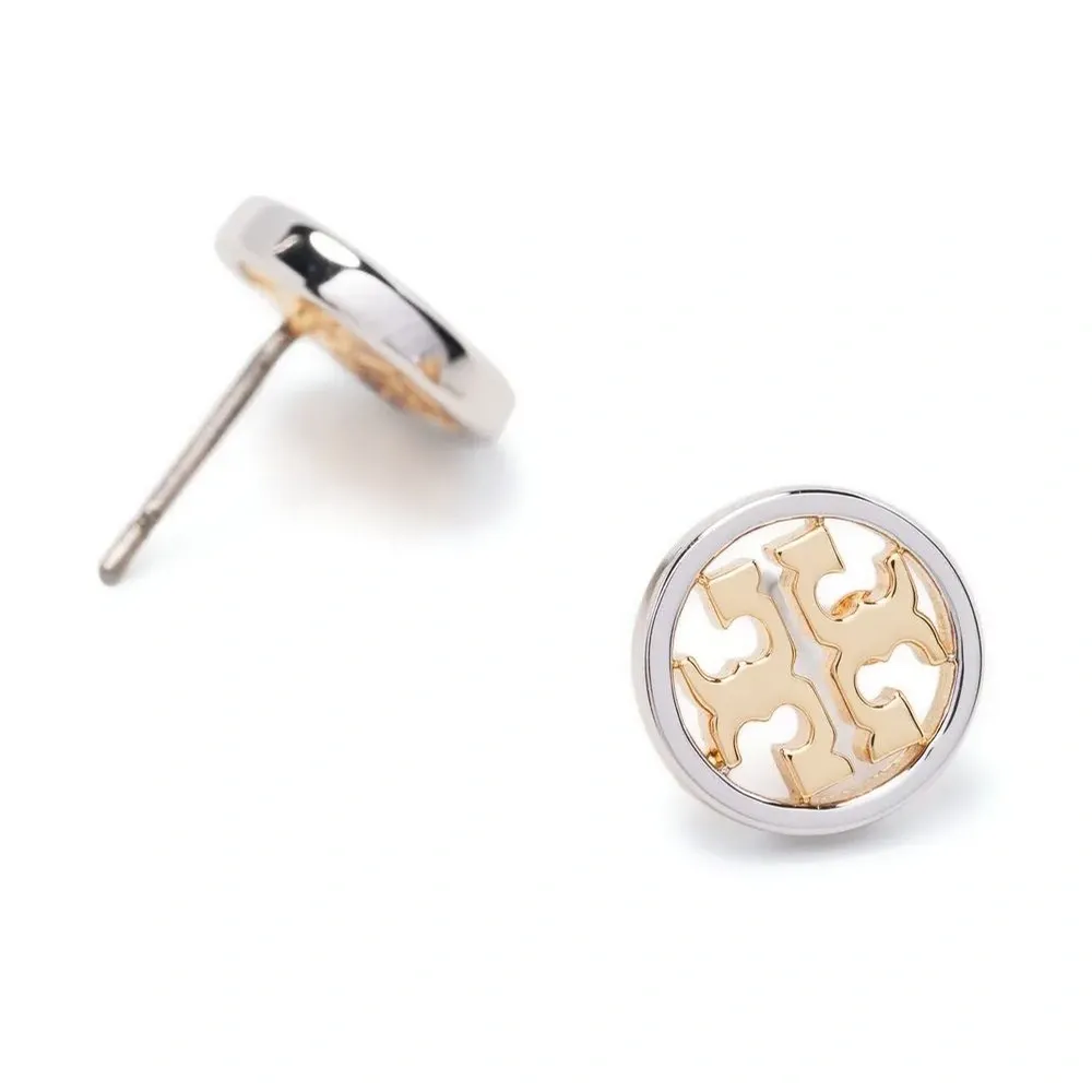 Серьги Miller с логотипом