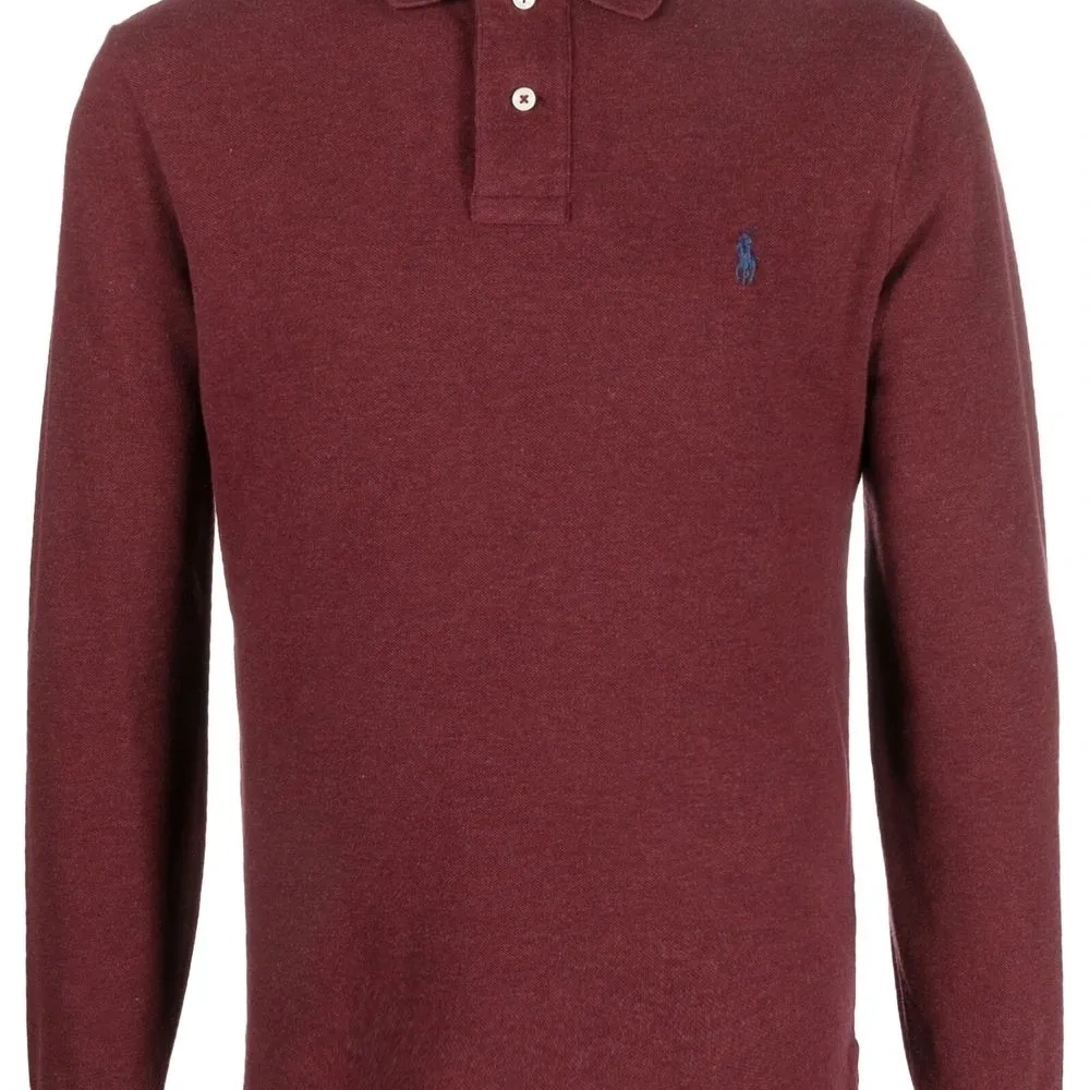 Рубашка поло с вышитым логотипом