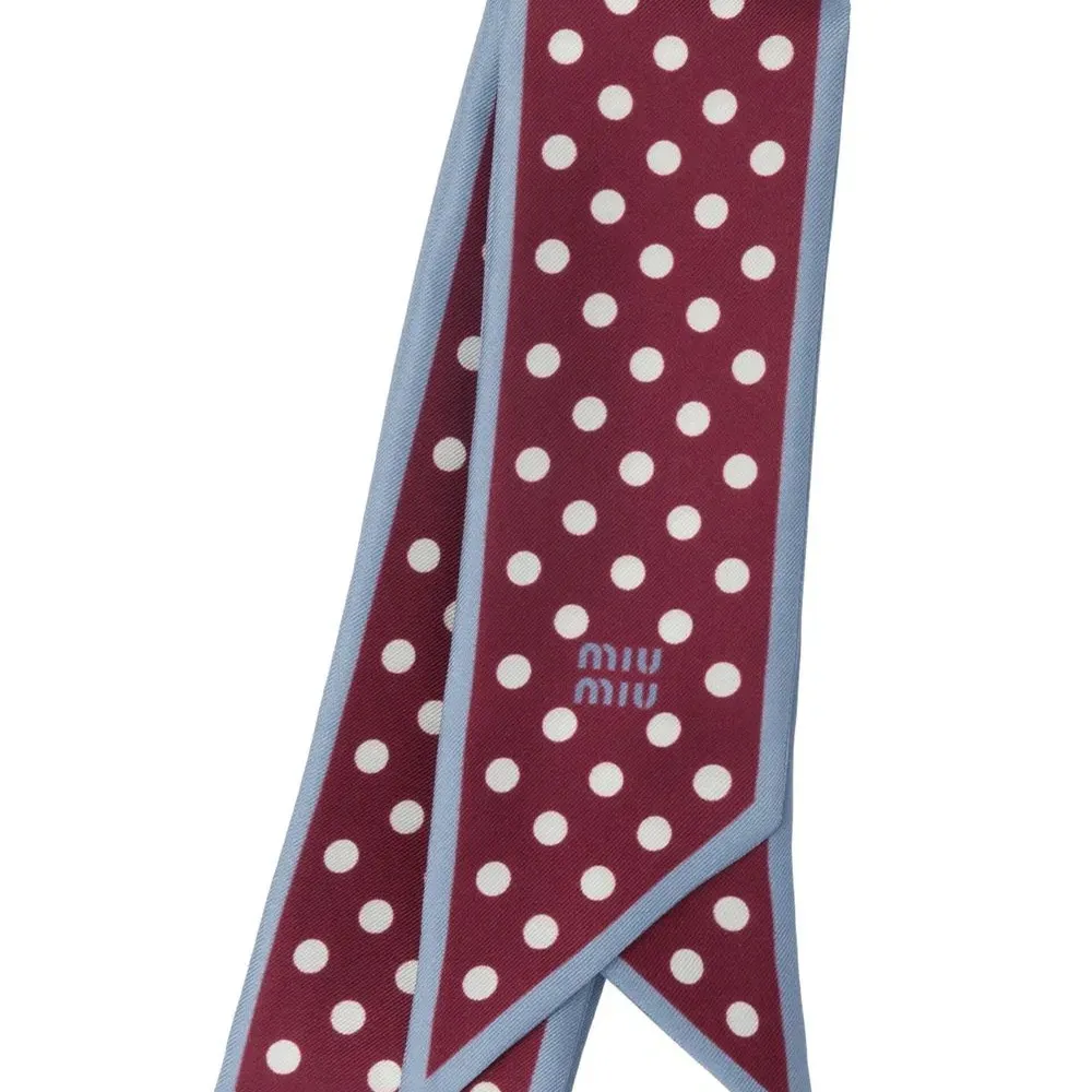 Шарф в горох