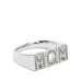 Кольцо Mom с кристаллами