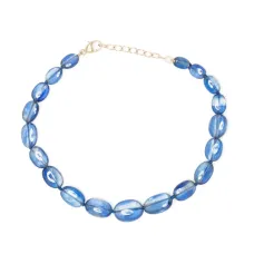 Браслет Arizona из желтого золота с бусинами