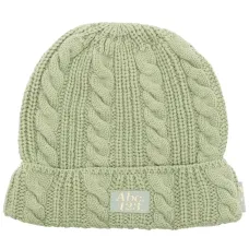 шапка бини с нашивкой-логотипом