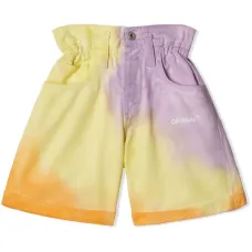 Шорты Helvetica с завышенной талией и принтом тай-дай