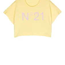 Укороченная футболка с логотипом Укороченная футболка с логотипом