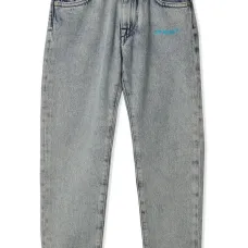 Прямые джинсы с логотипом Helvetica Прямые джинсы с логотипом Helvetica