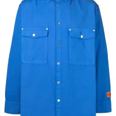 Рубашка с нашивкой-логотипом