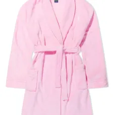 Халат с вышитым логотипом