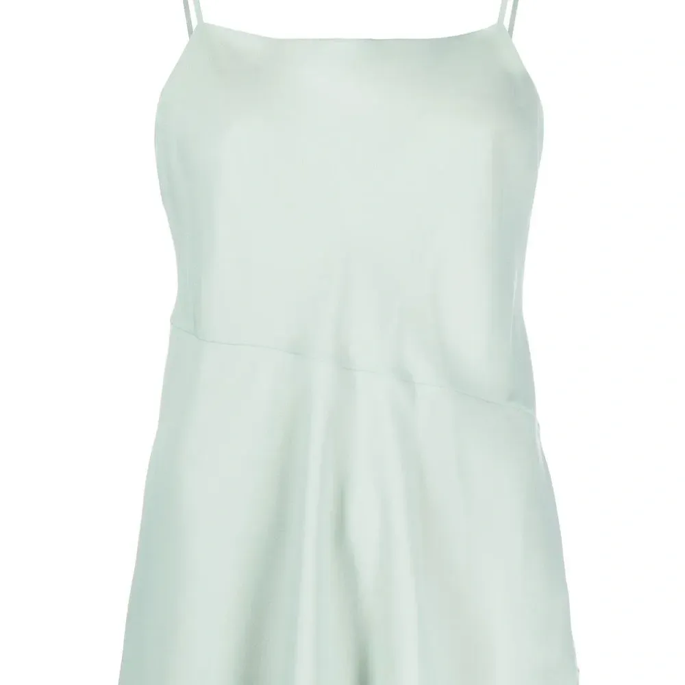 Топ на бретелях с драпировкой