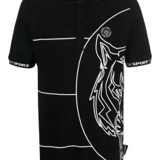 Рубашка поло с принтом