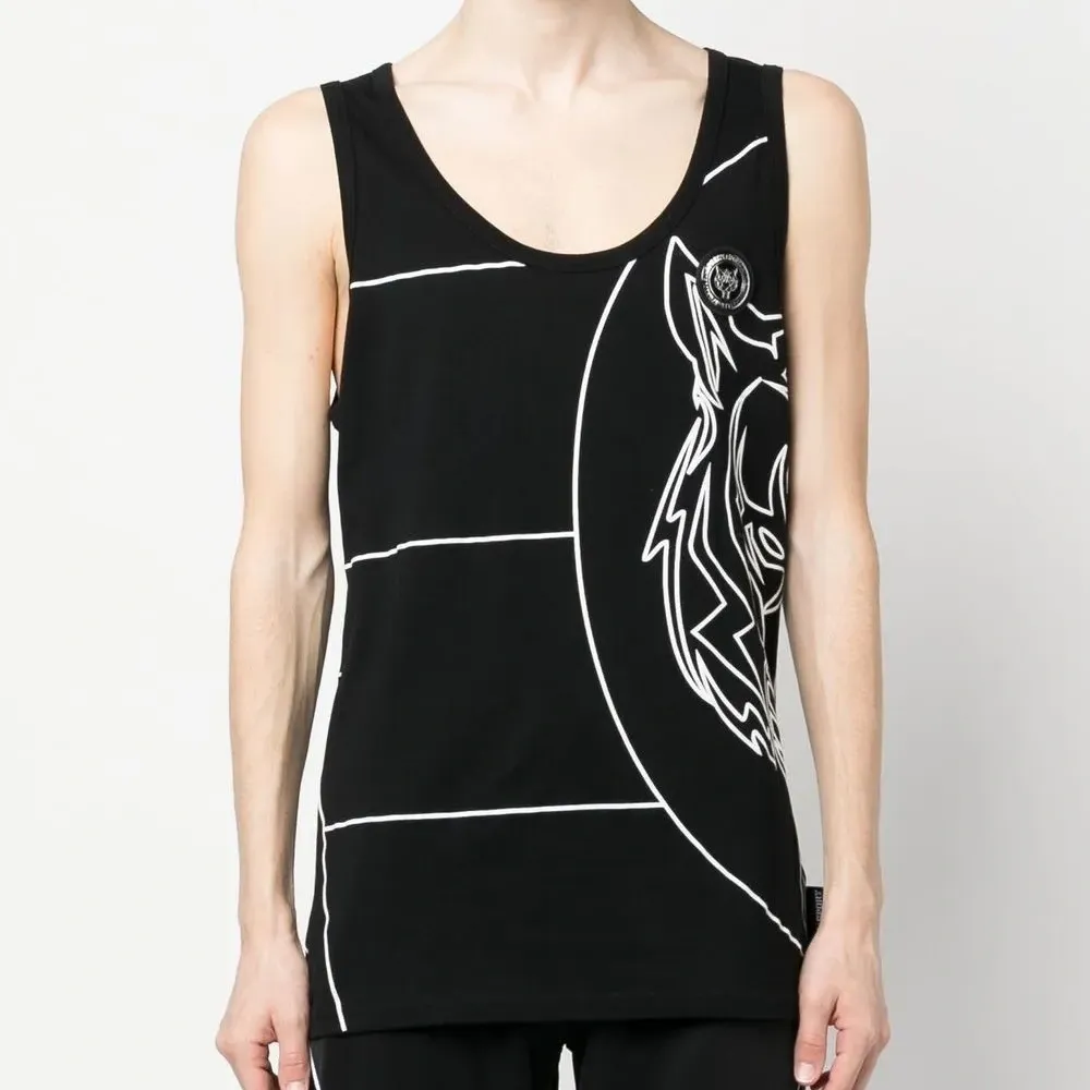 Топ с тигровым принтом