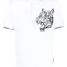 Рубашка поло с принтом