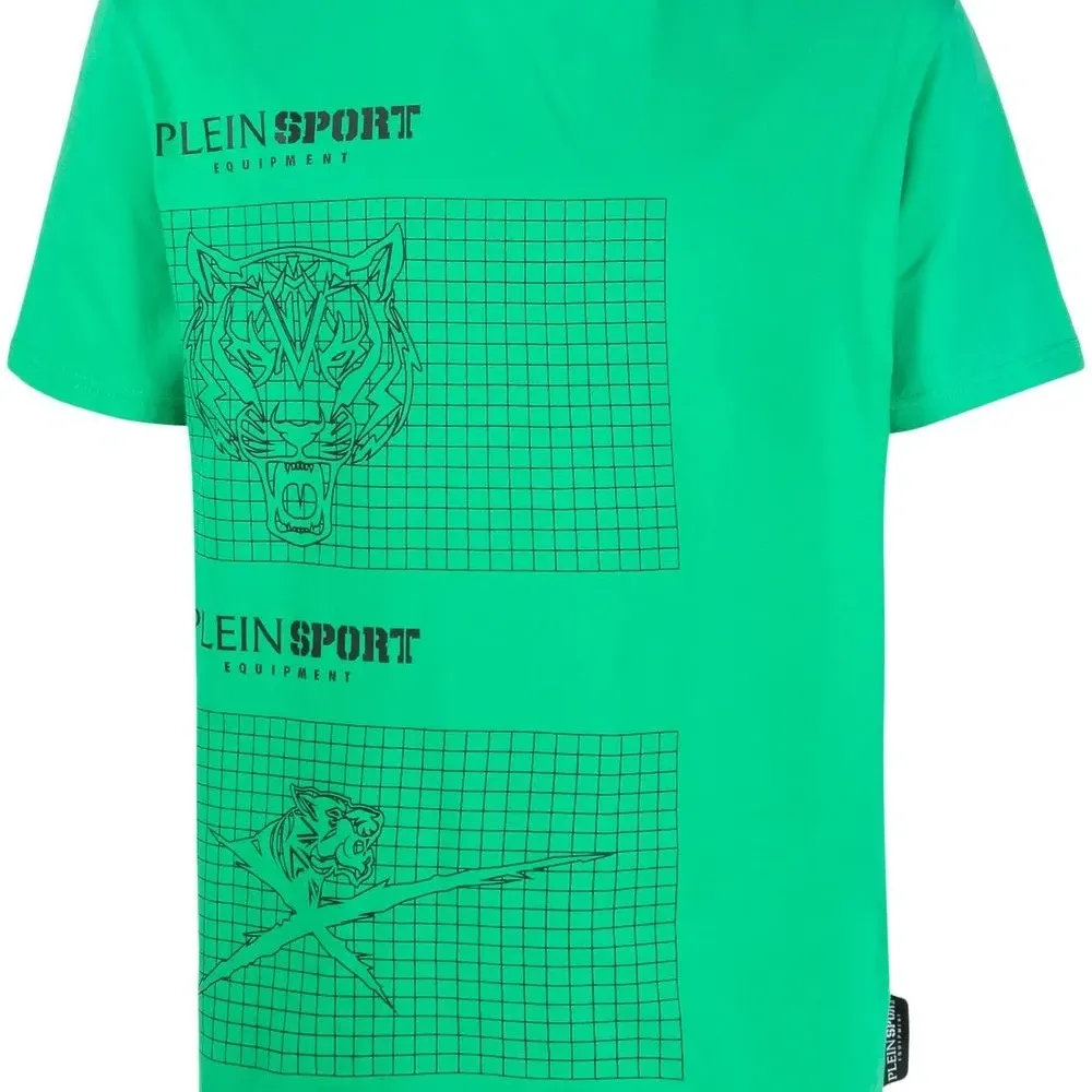 Футболка с круглым вырезом и принтом