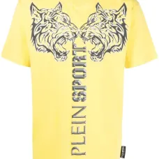 Футболка с круглым вырезом и принтом