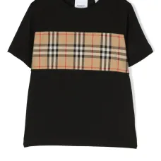 Футболка со вставкой в клетку Vintage Check