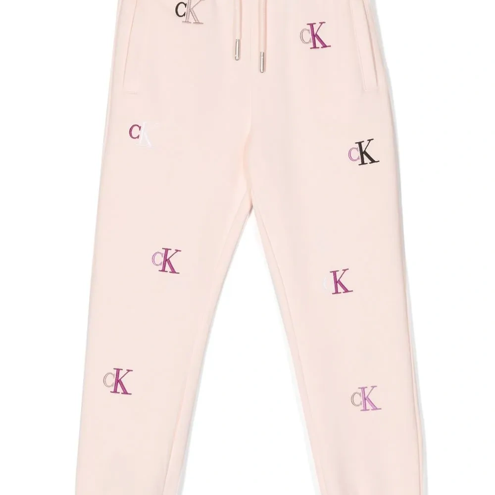 Спортивные брюки с вышитым логотипом