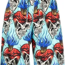 Шелковые шорты Love Tattoo