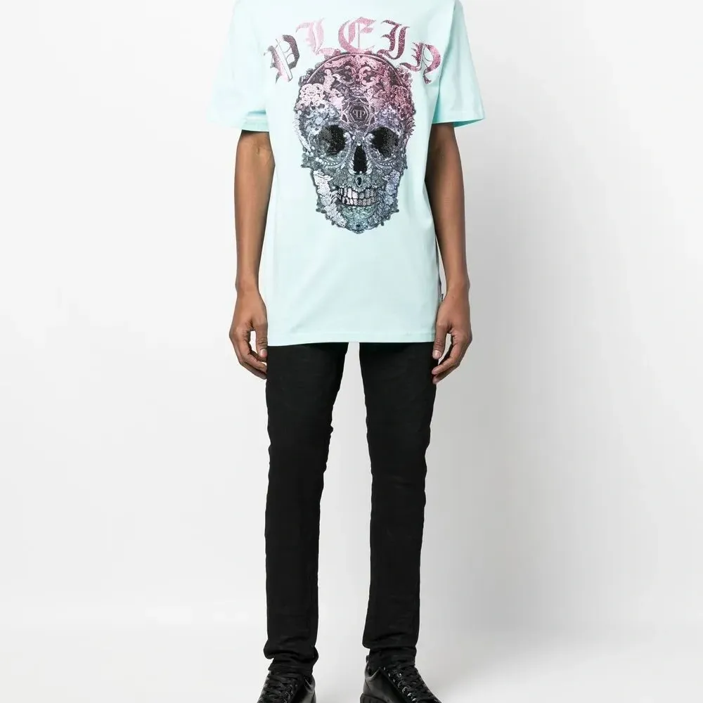 Футболка с декором Skull