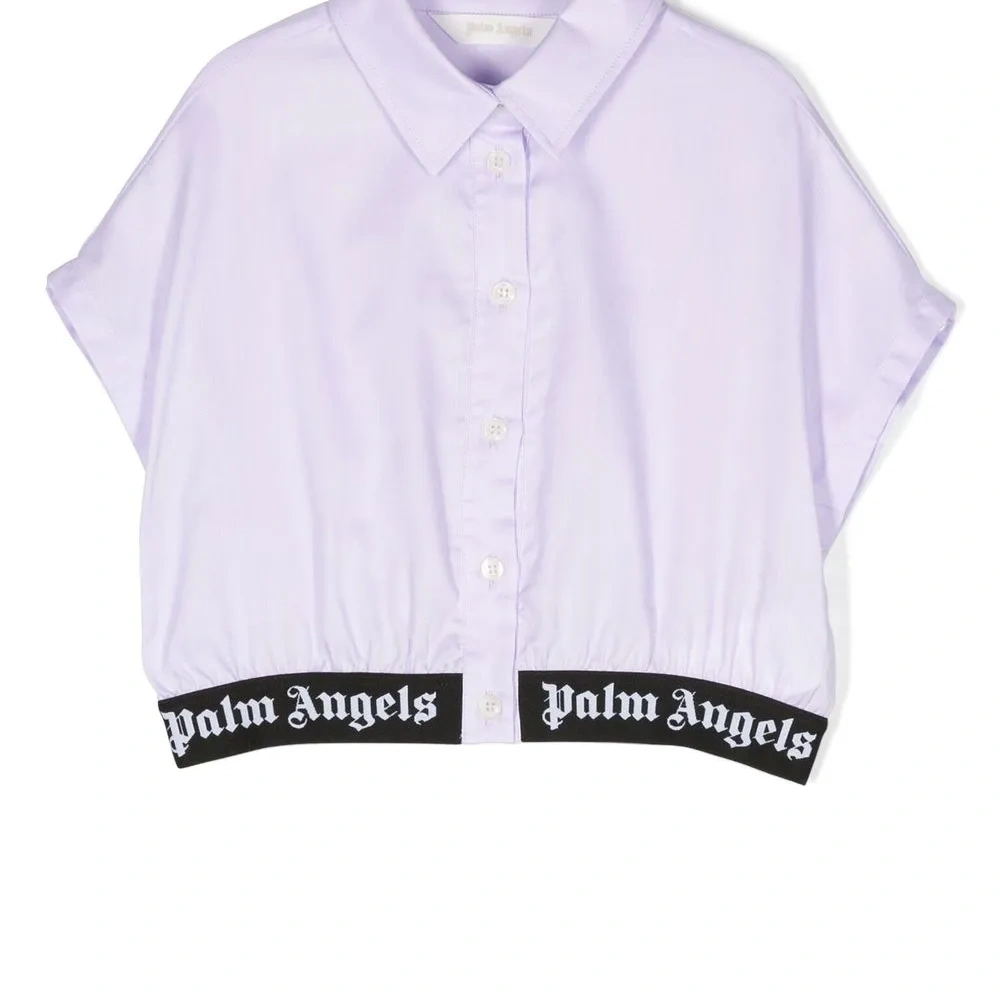 Рубашка с короткими рукавами и логотипом