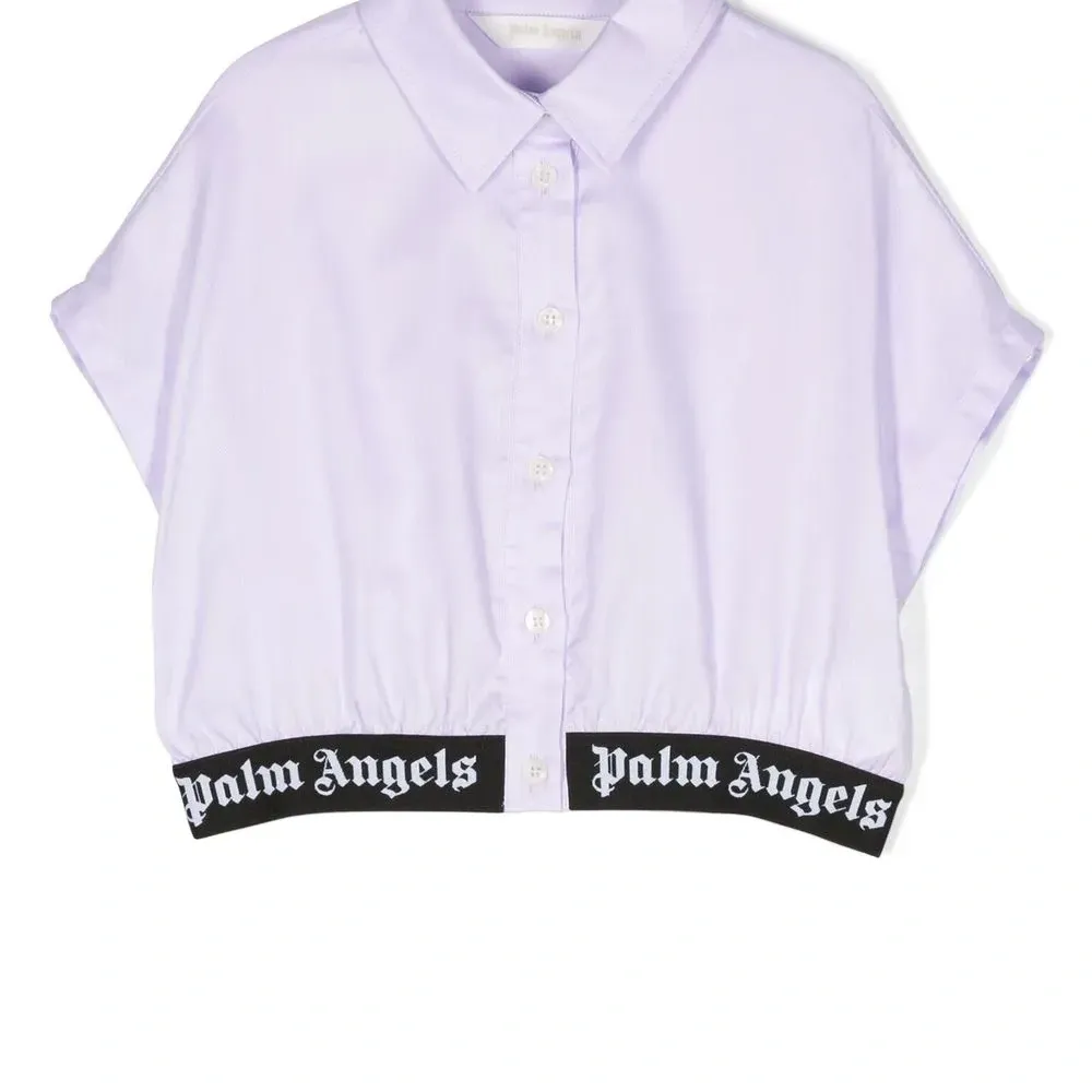 Рубашка с короткими рукавами и логотипом