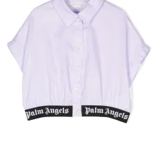 Рубашка с короткими рукавами и логотипом