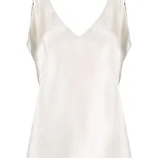 Топ на тонких бретелях с V-образным вырезом