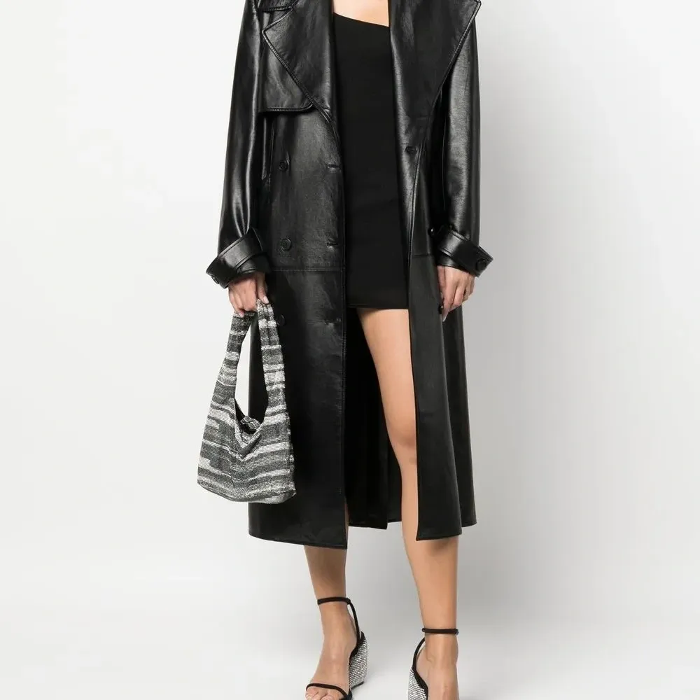 Сетчатая сумка Armpit с кристаллами