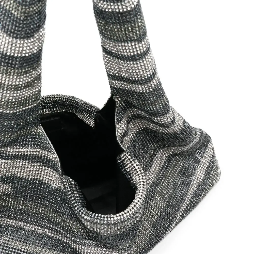 Сетчатая сумка Armpit с кристаллами