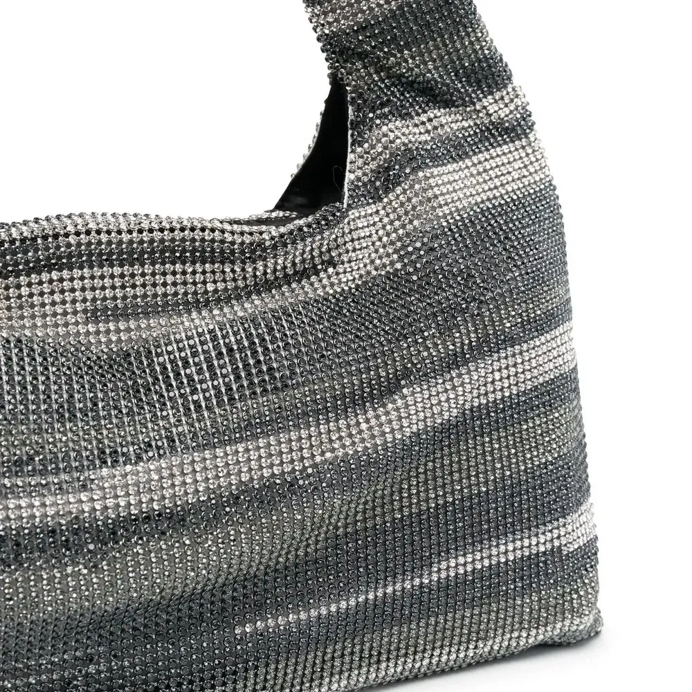 Сетчатая сумка Armpit с кристаллами