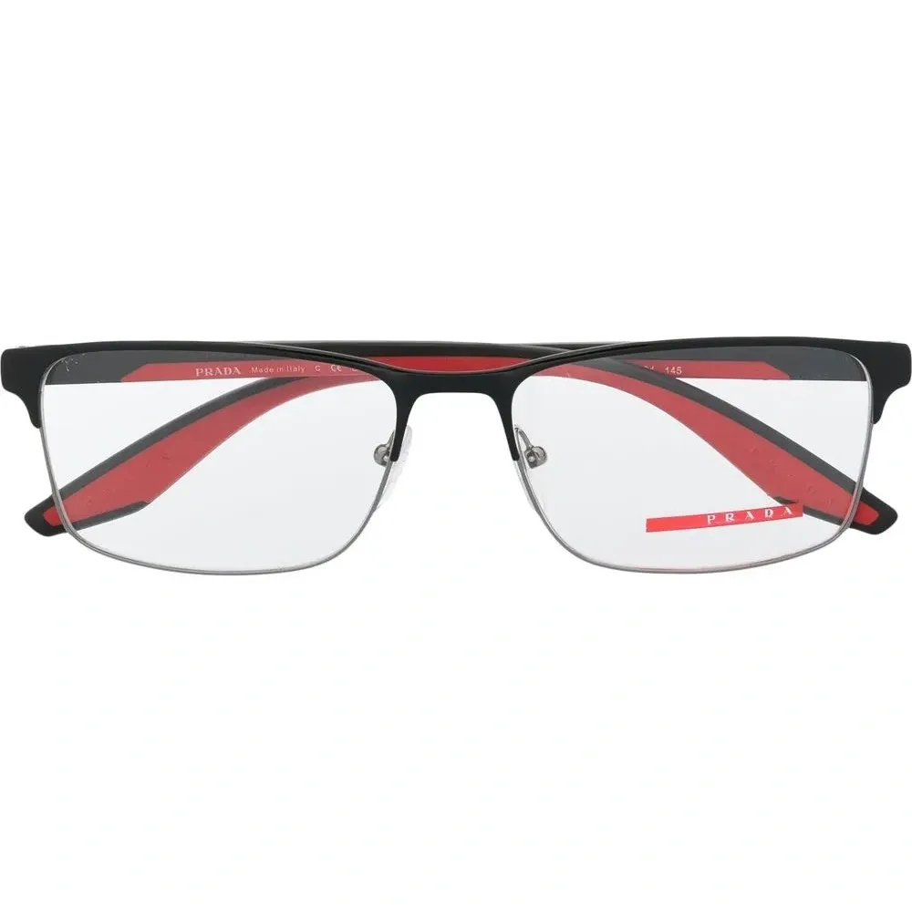 Очки в квадратной оправе с логотипом