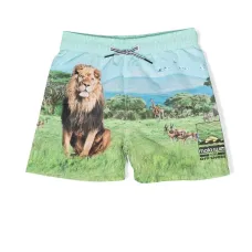 Плавки-шорты с принтом